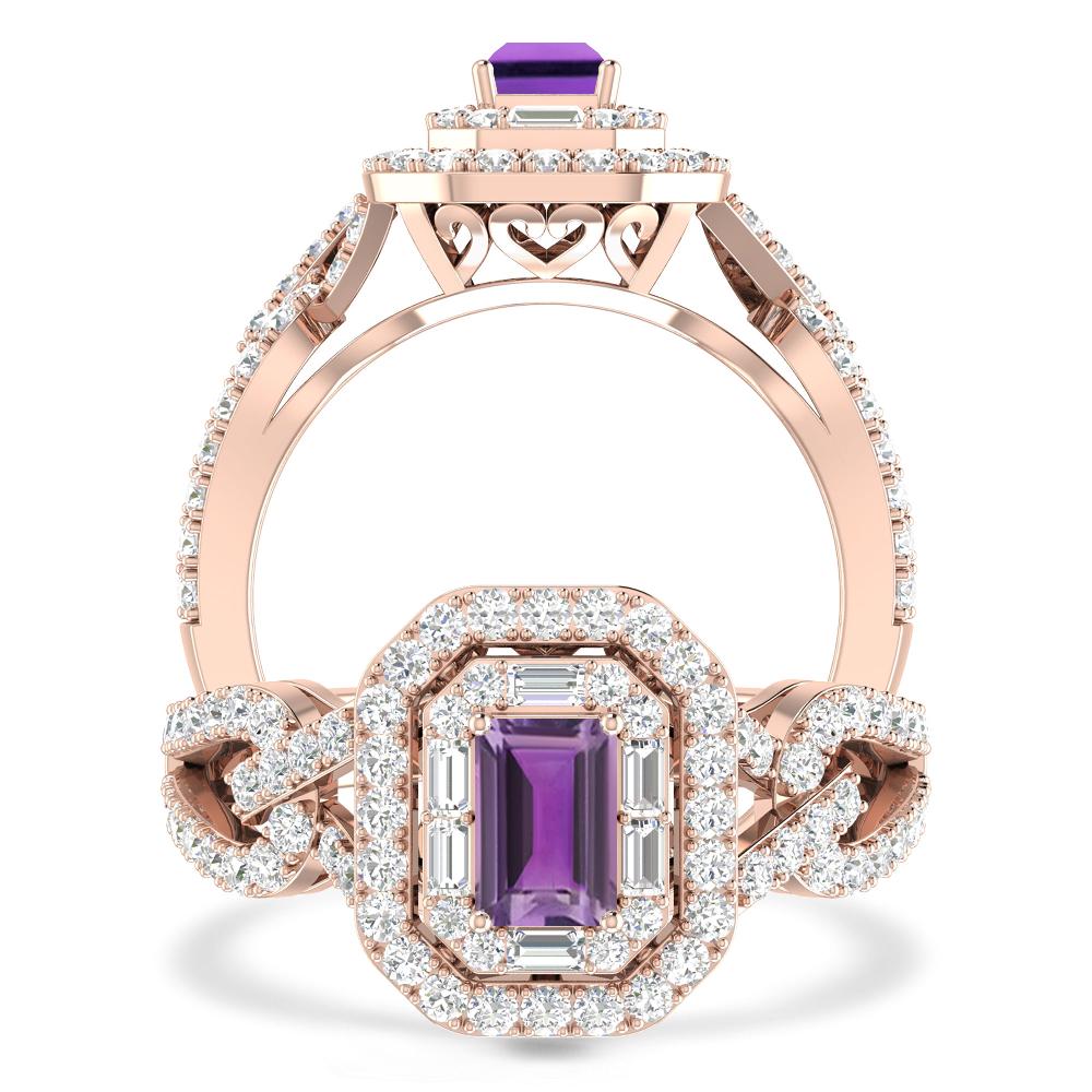 Rose Gold - Amethyst