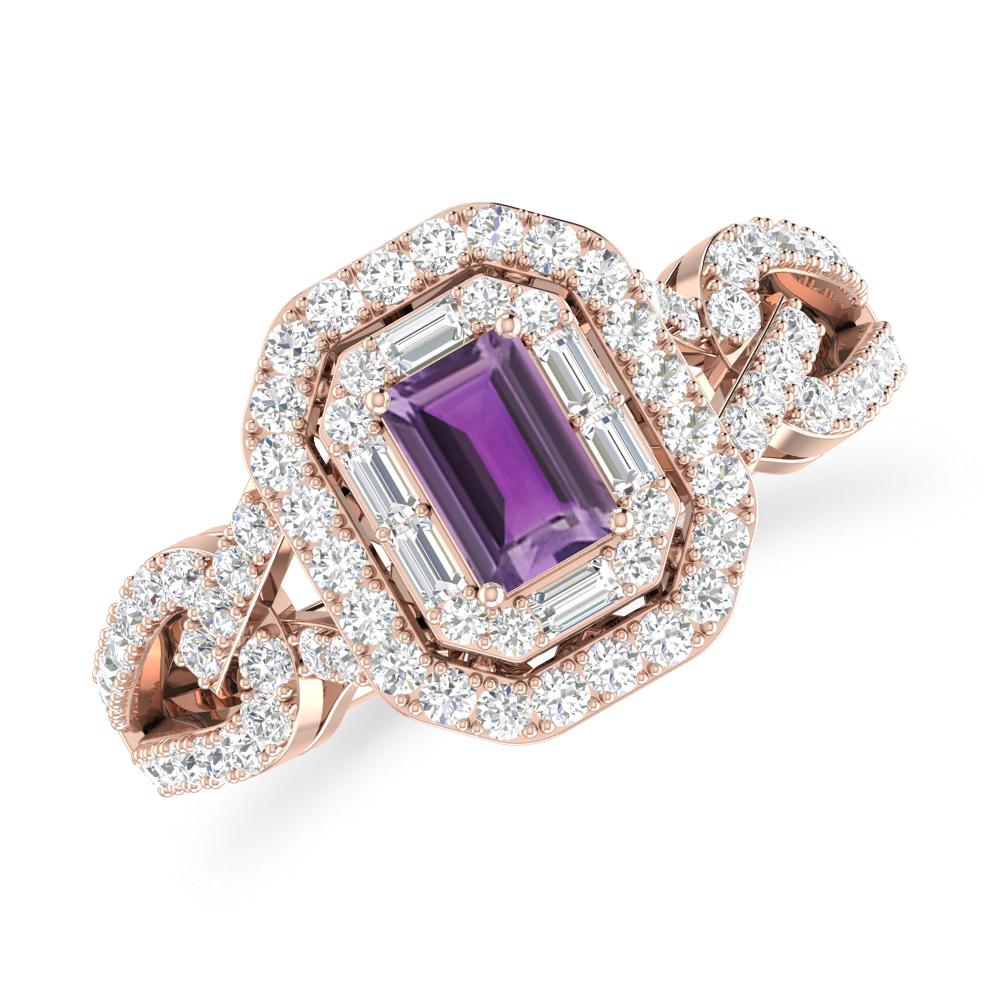 Rose Gold - Amethyst