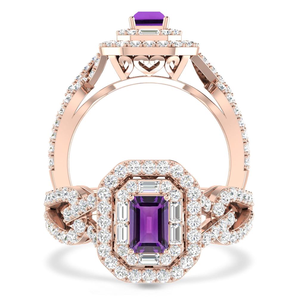 Rose Gold - Amethyst