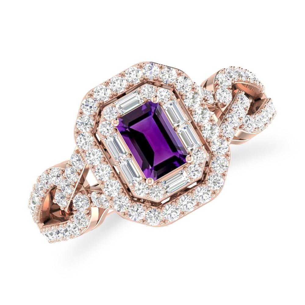 Rose Gold - Amethyst