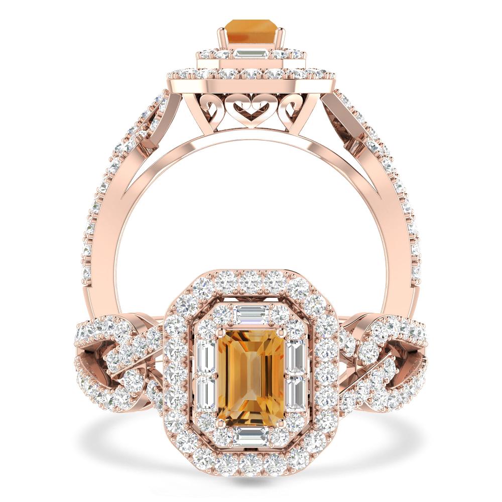 Rose Gold - Citrine