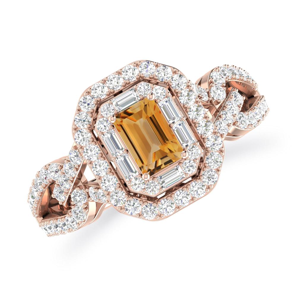 Rose Gold - Citrine