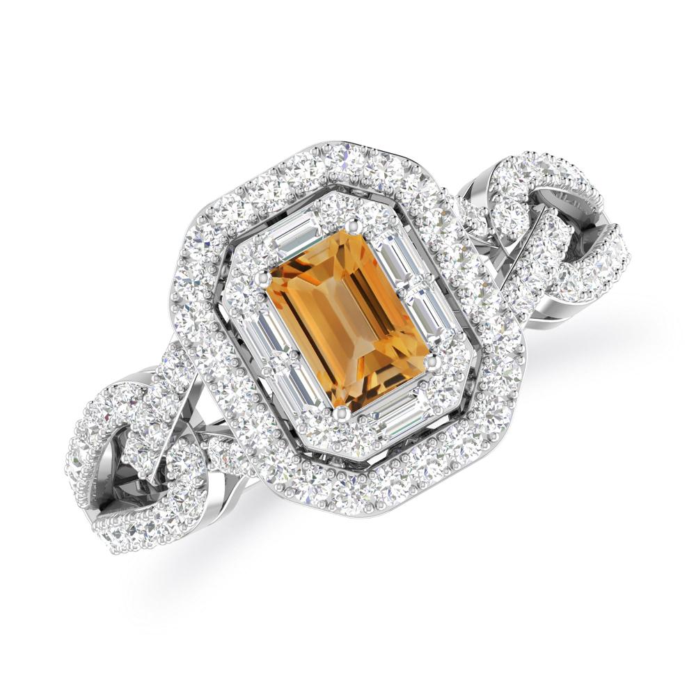 White Gold - Citrine