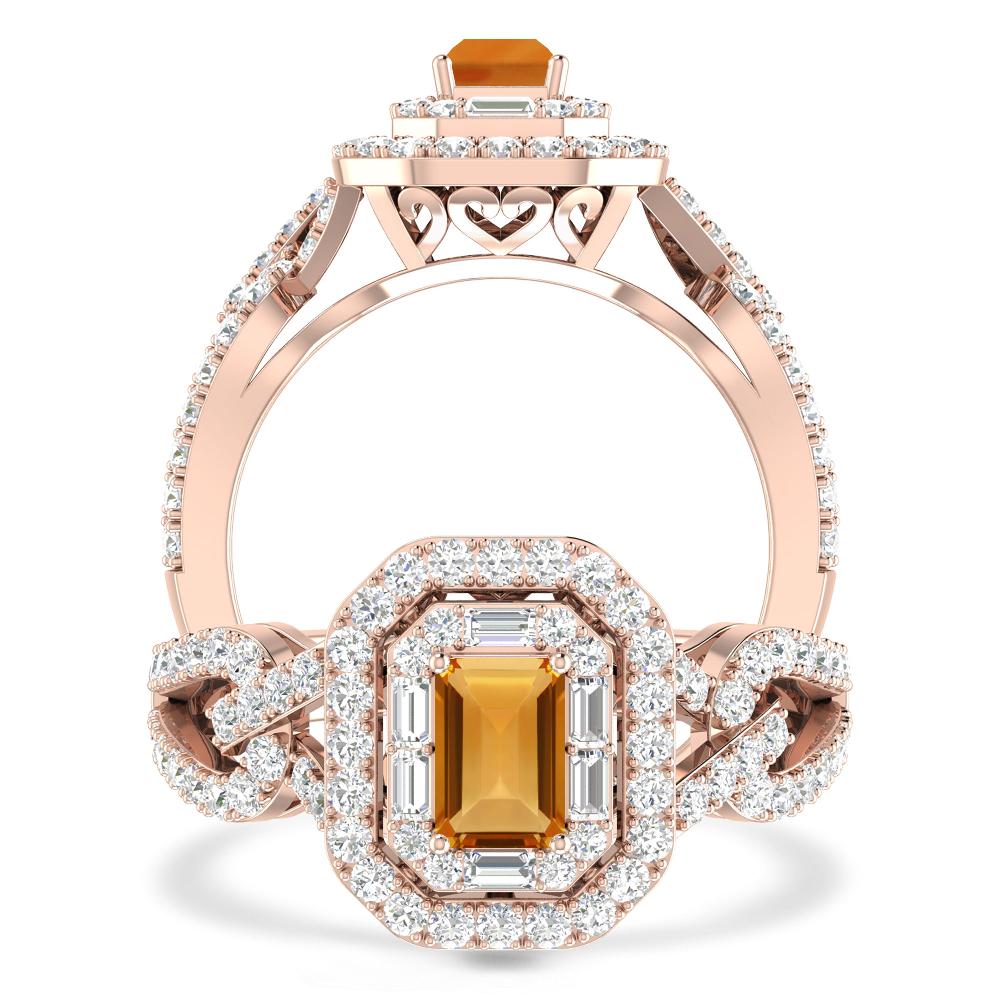 Rose Gold - Citrine