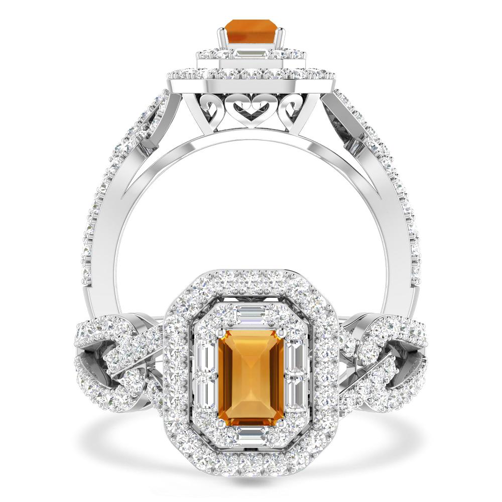 White Gold - Citrine