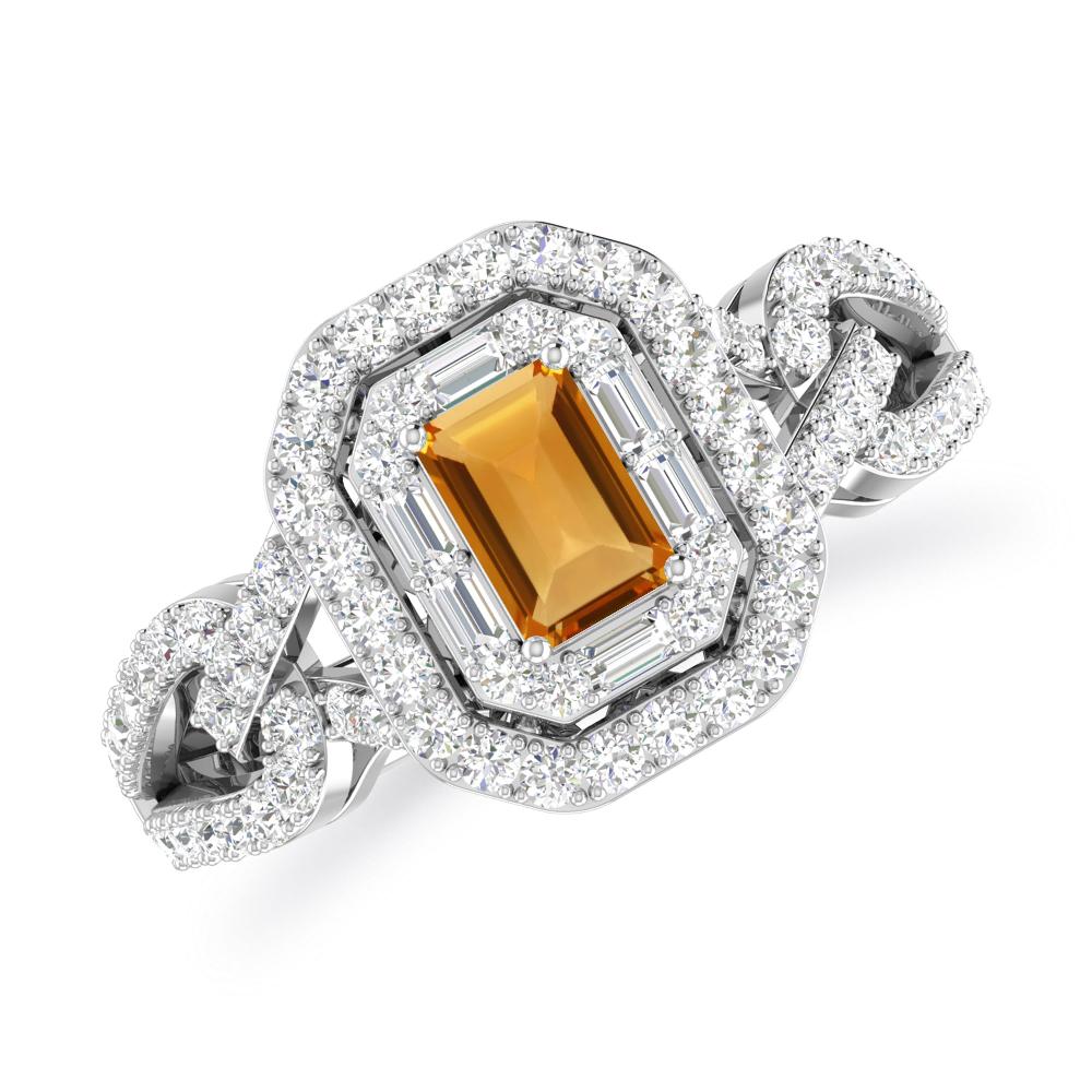 White Gold - Citrine