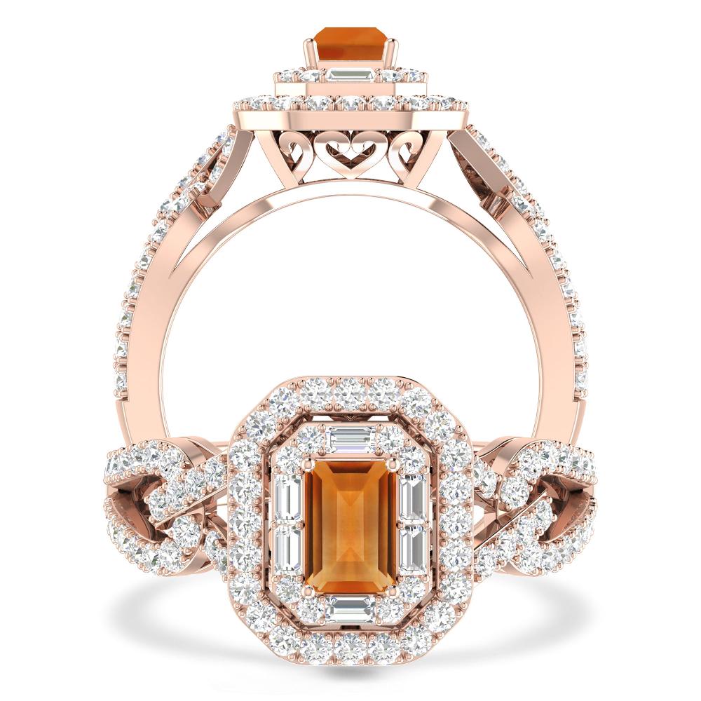 Rose Gold - Citrine