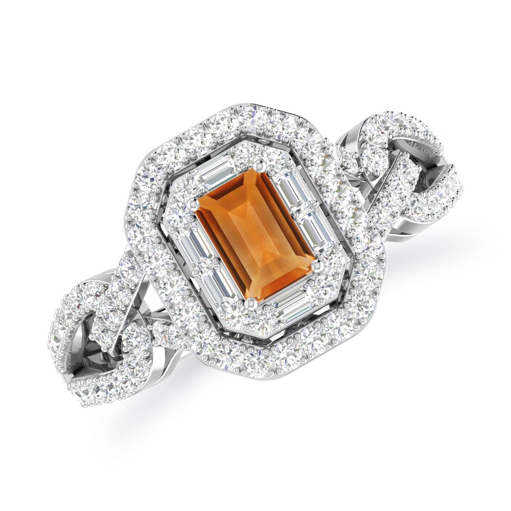 White Gold - Citrine