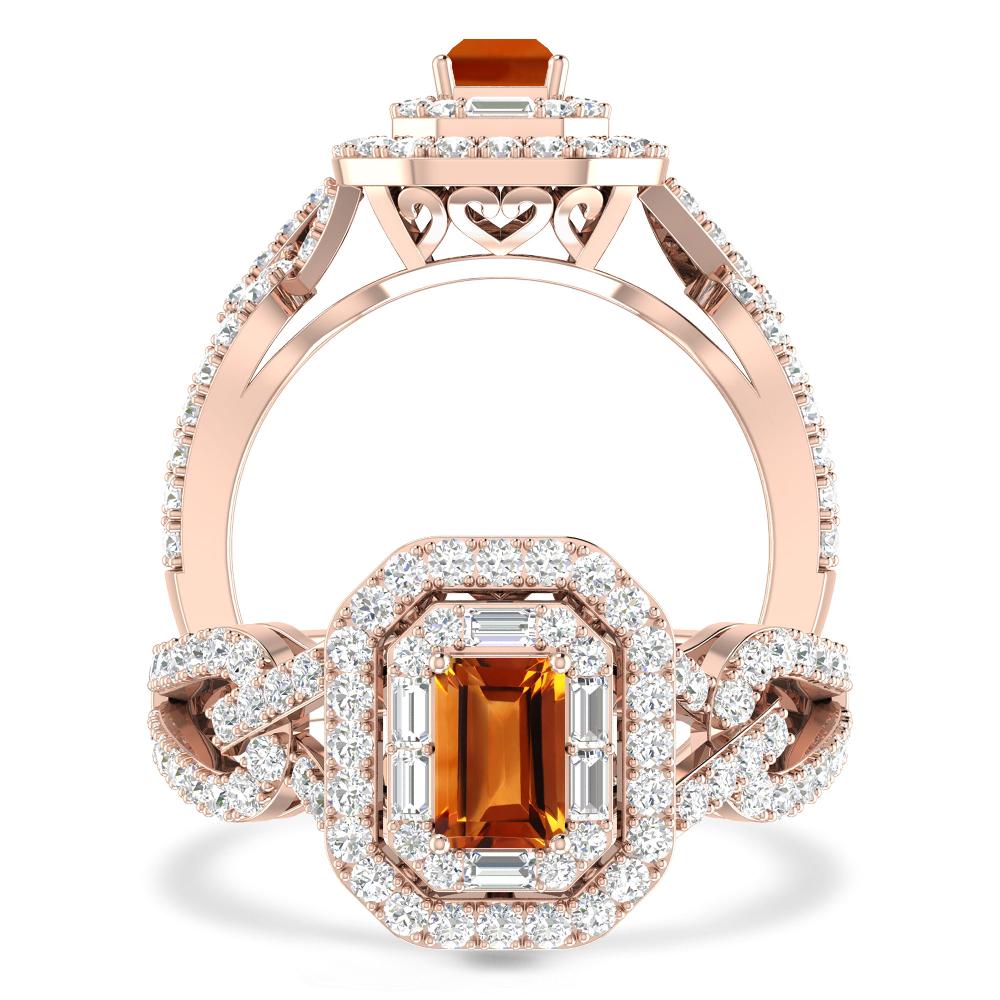 Rose Gold - Citrine