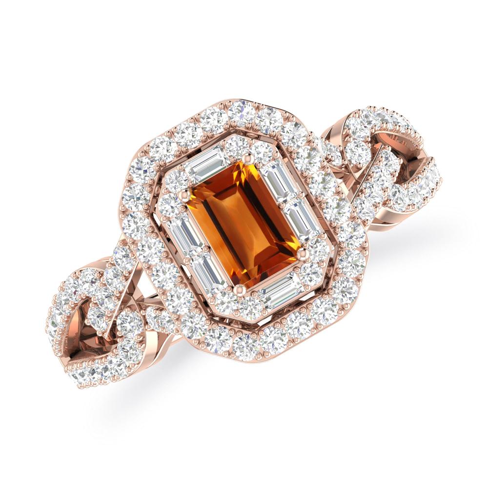 Rose Gold - Citrine