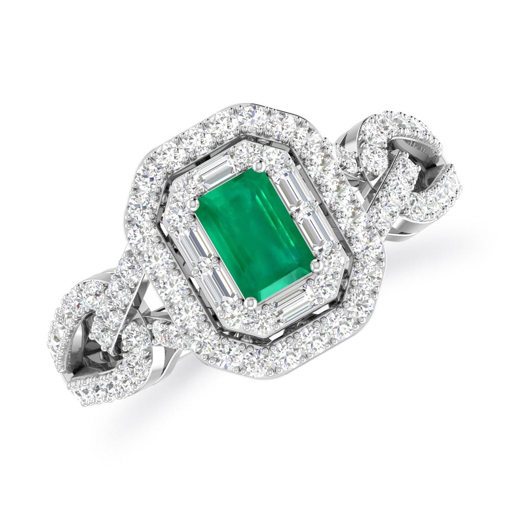 White Gold - Emerald