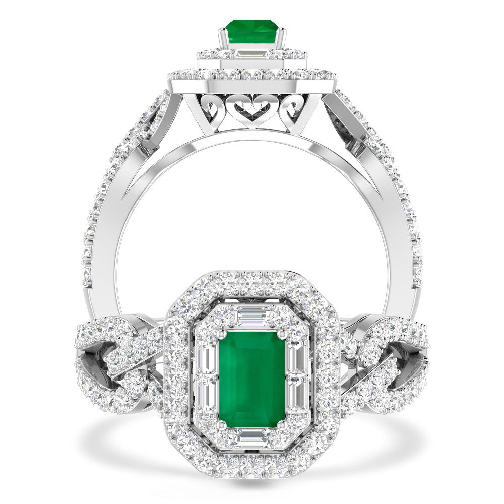 White Gold - Emerald