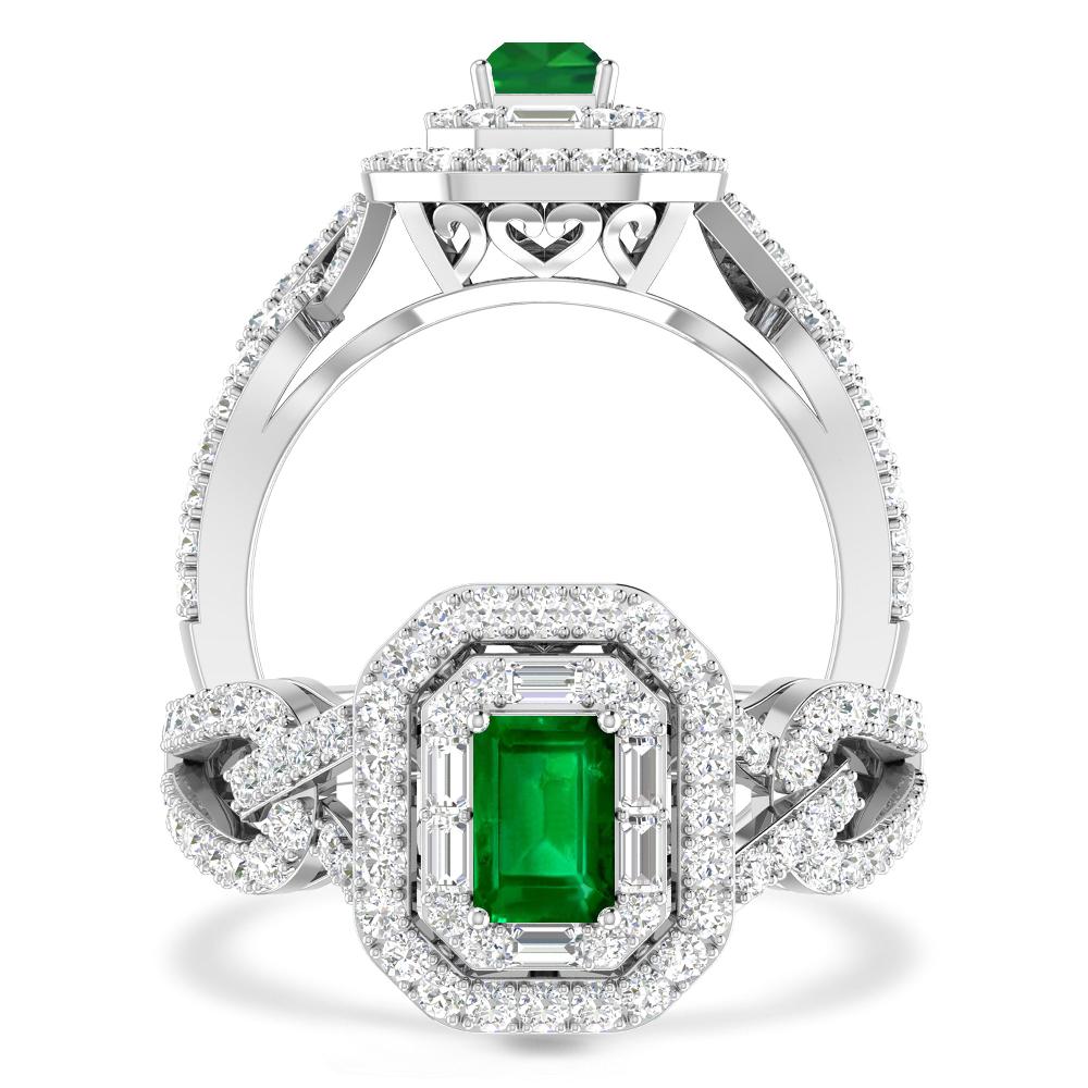 White Gold - Emerald