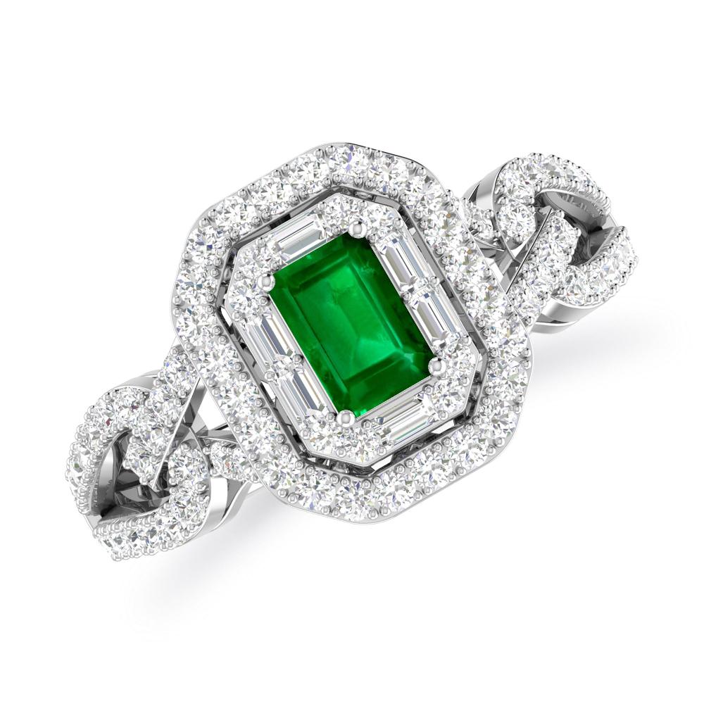 White Gold - Emerald