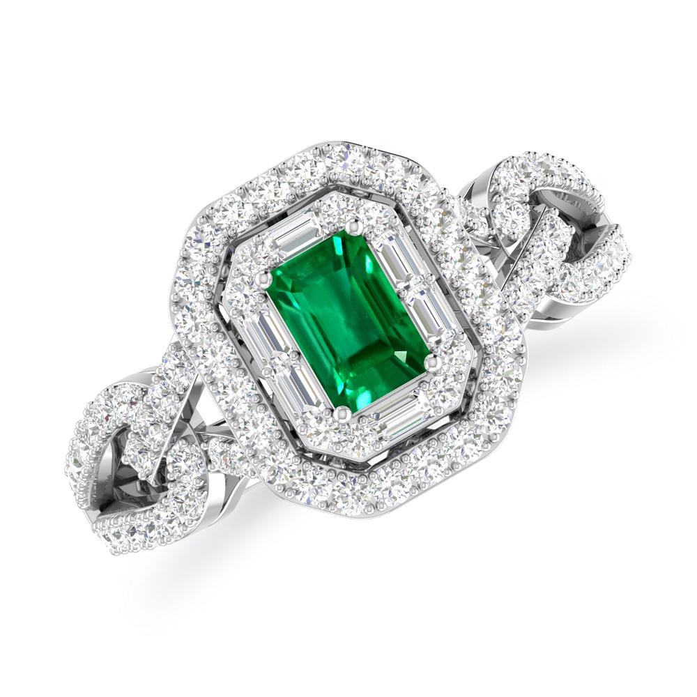 White Gold - Emerald