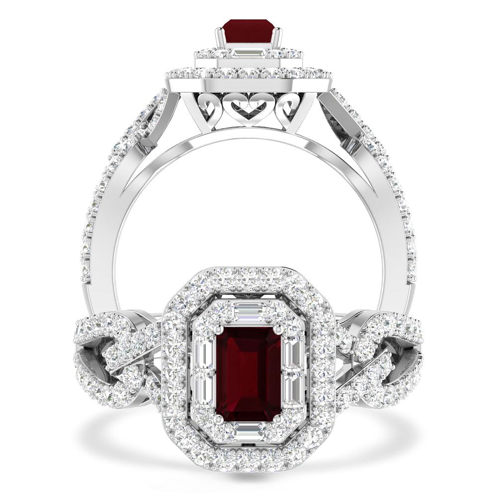 White Gold - Garnet