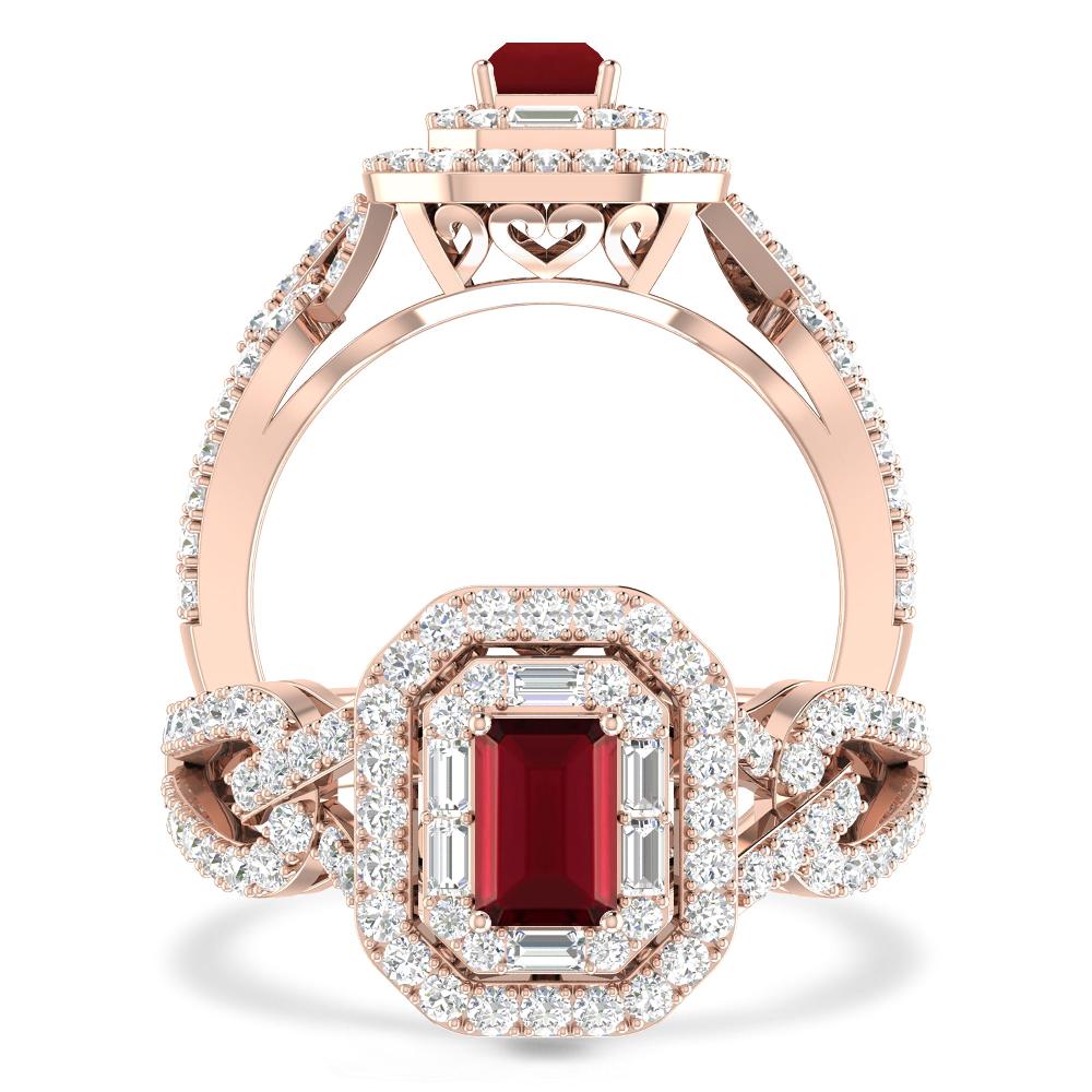 Rose Gold - Garnet