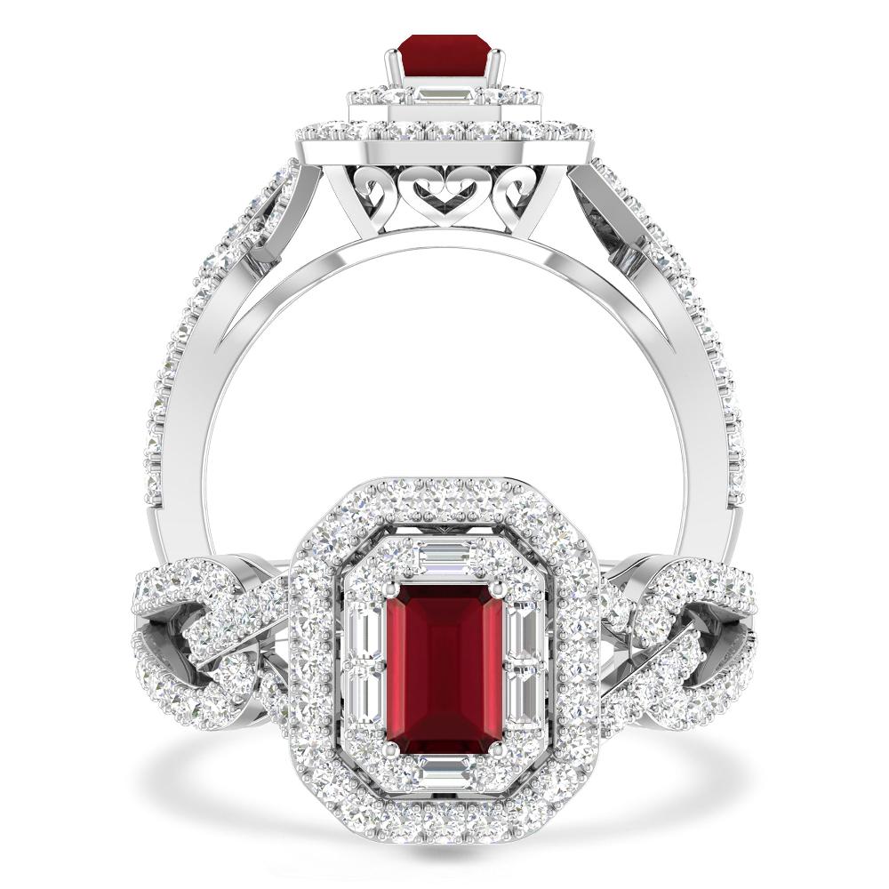 White Gold - Garnet