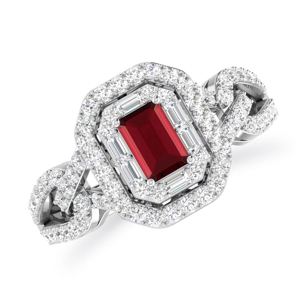 White Gold - Garnet