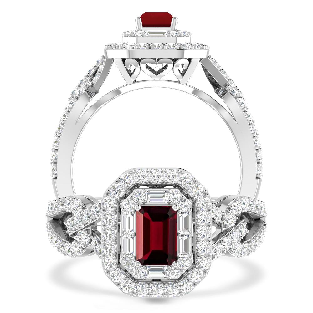 White Gold - Garnet