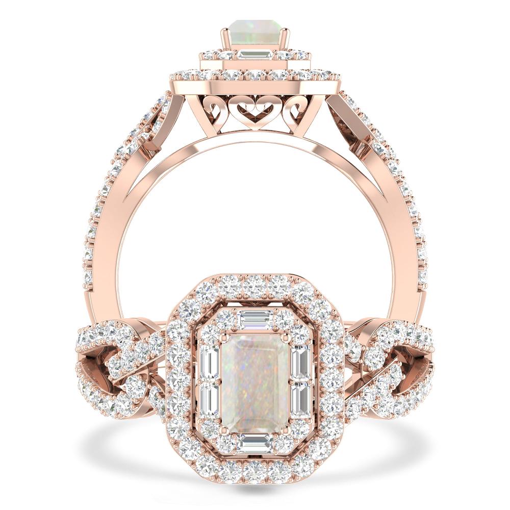 Rose Gold - Opal