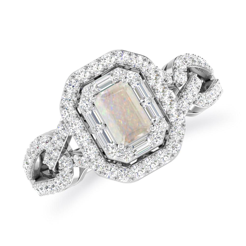 White Gold - Opal