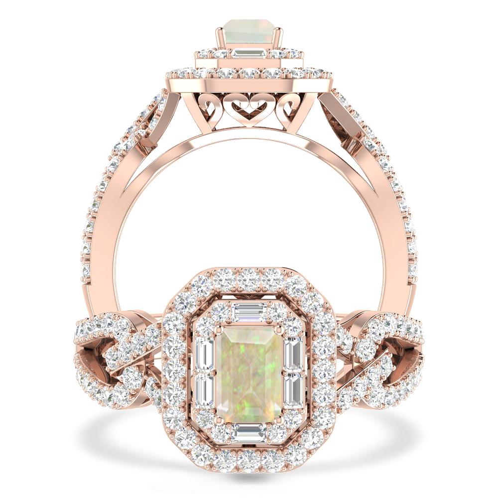 Rose Gold - Opal