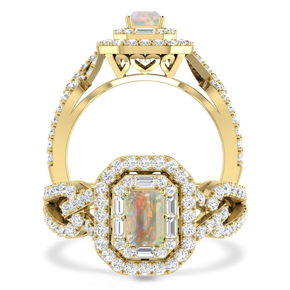 Yellow Gold - Opal