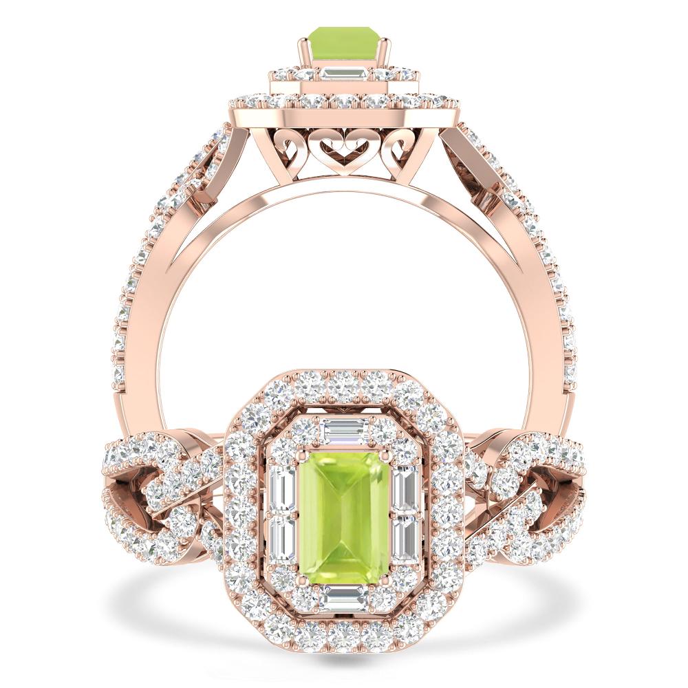 Rose Gold - Peridot