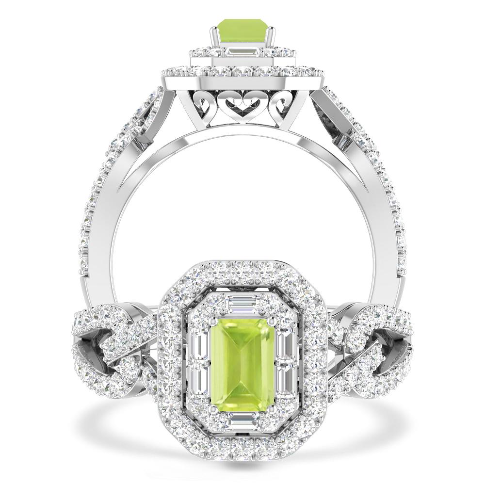 White Gold - Peridot