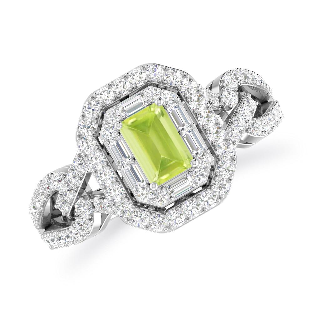 White Gold - Peridot