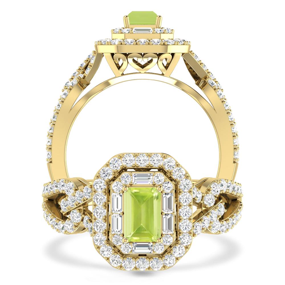 Yellow Gold - Peridot