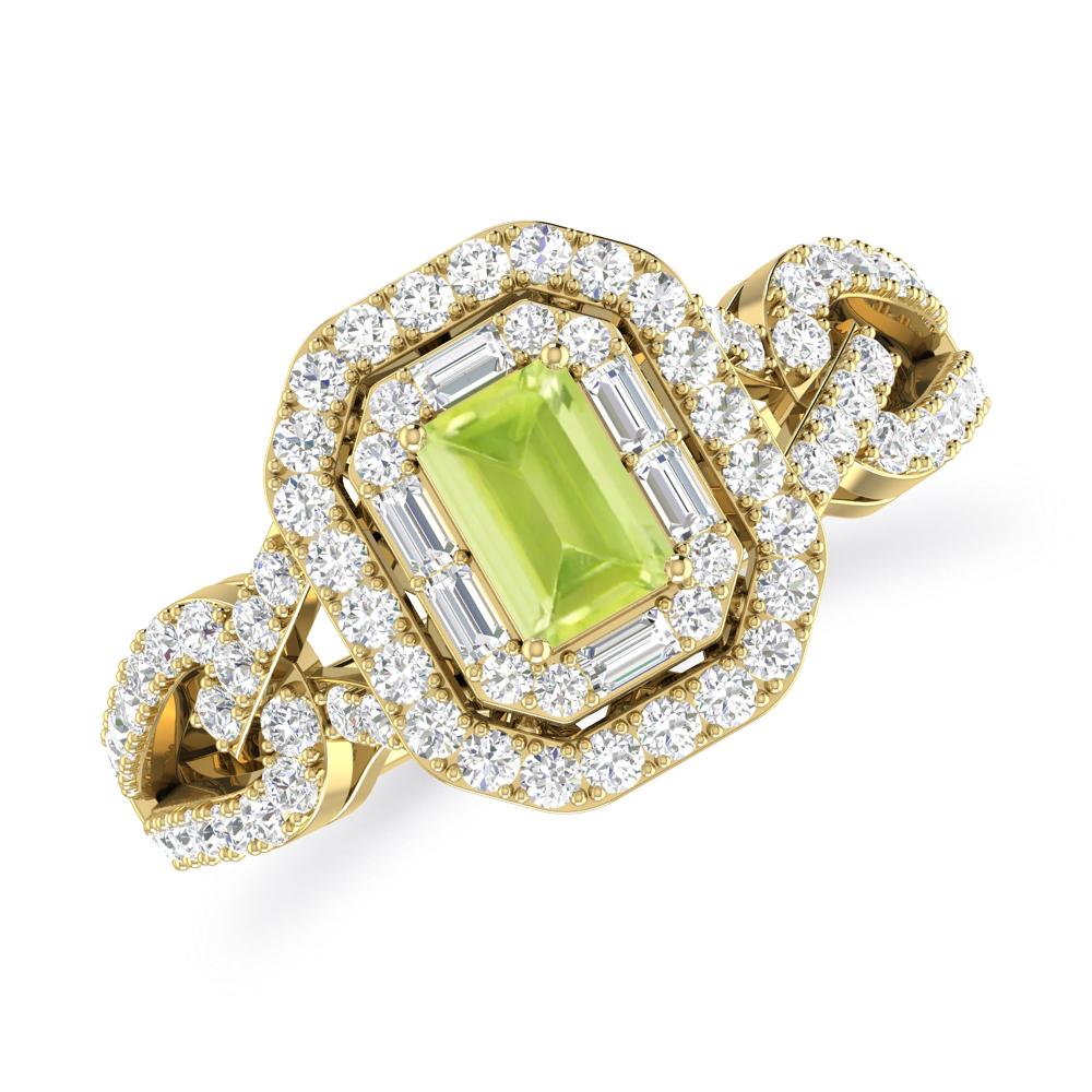 Yellow Gold - Peridot