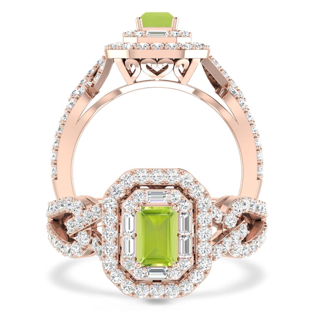 Rose Gold - Peridot