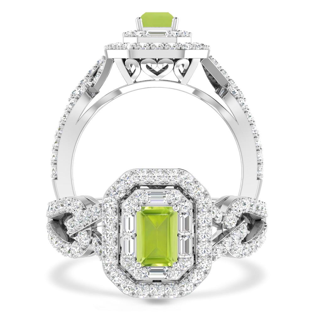 White Gold - Peridot