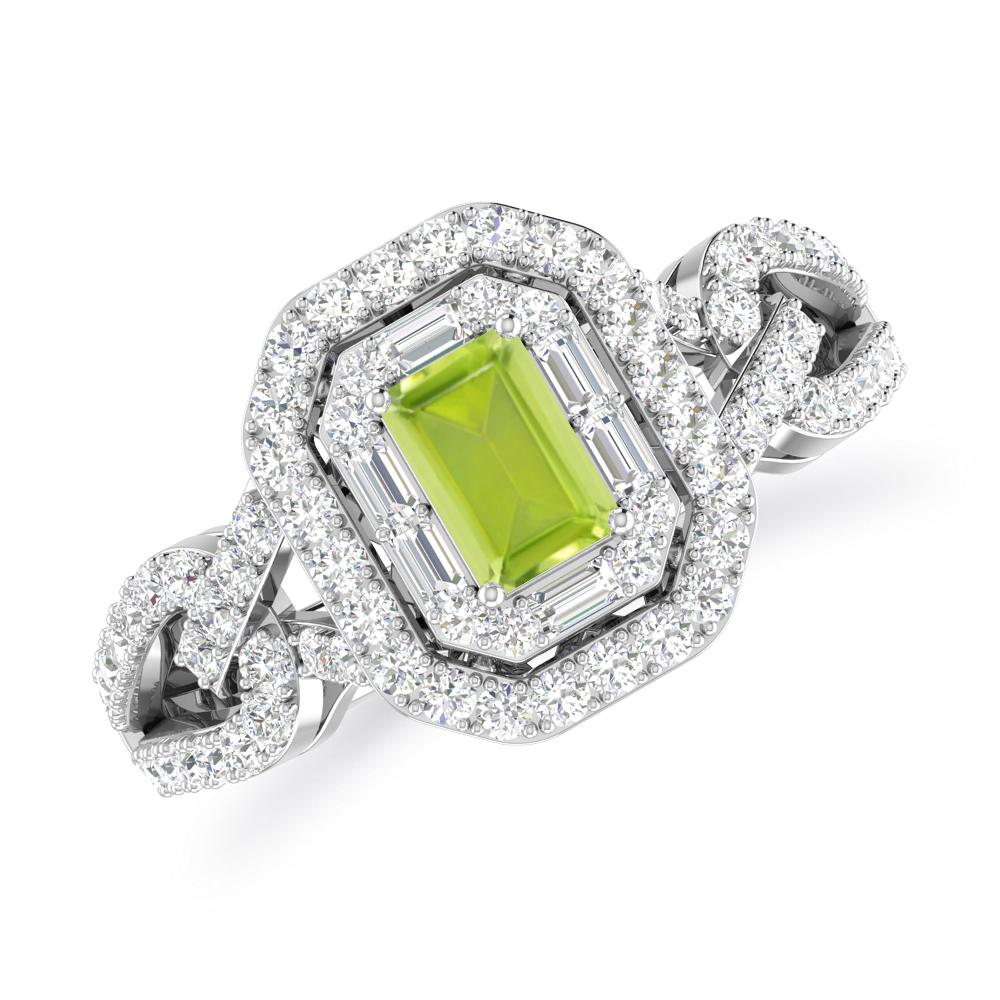 White Gold - Peridot