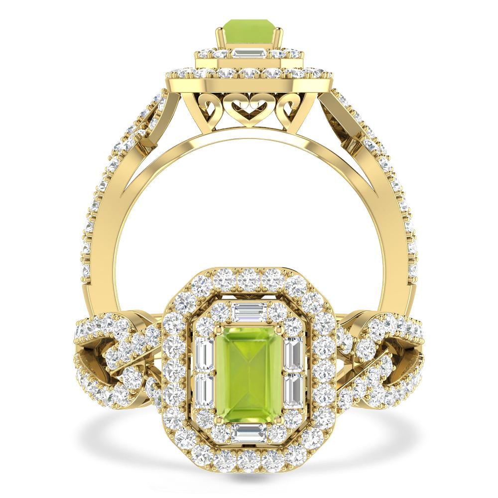 Yellow Gold - Peridot