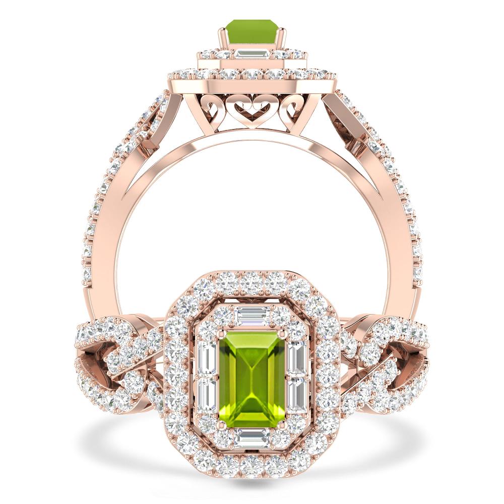 Rose Gold - Peridot