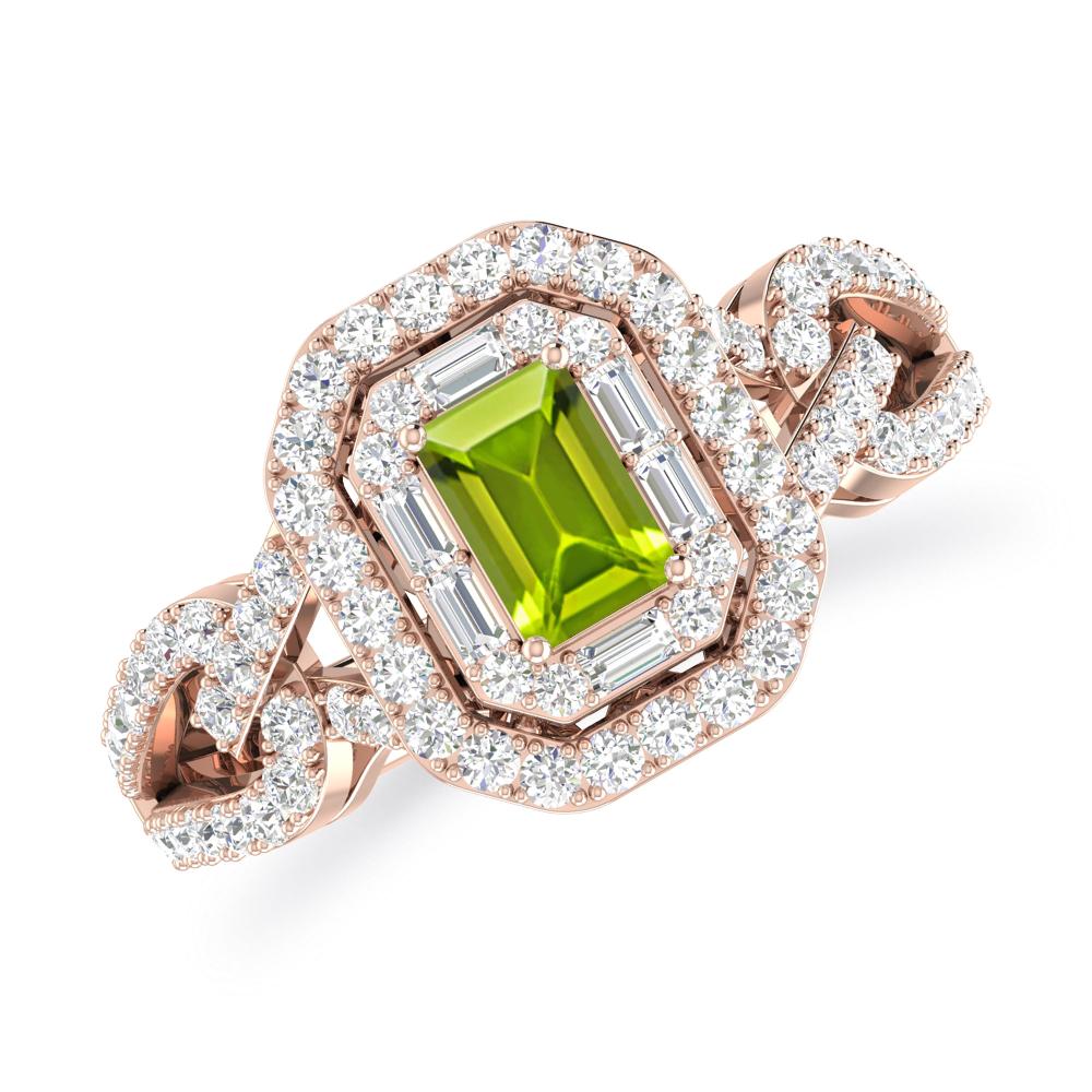 Rose Gold - Peridot