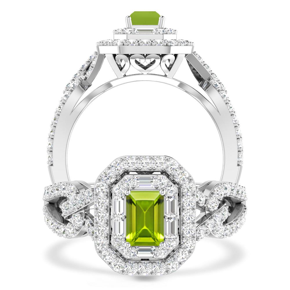 White Gold - Peridot