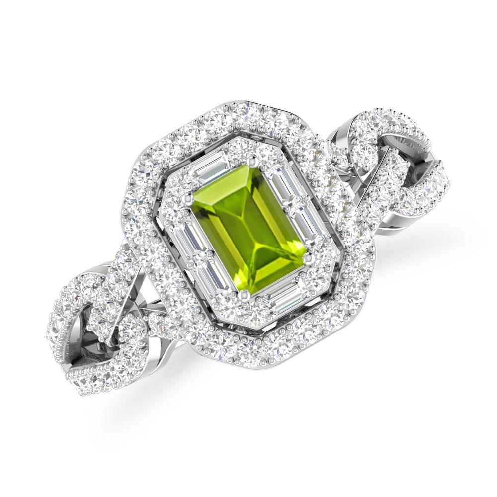 White Gold - Peridot