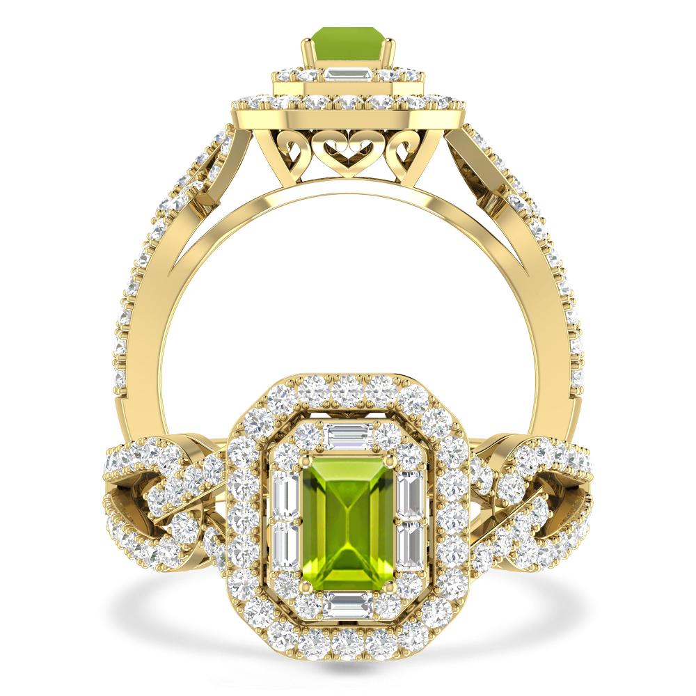 Yellow Gold - Peridot