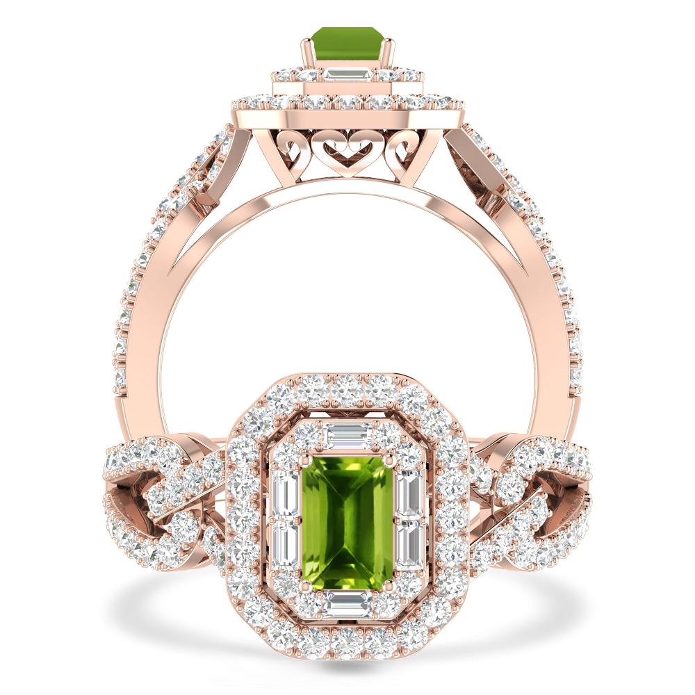 Rose Gold - Peridot