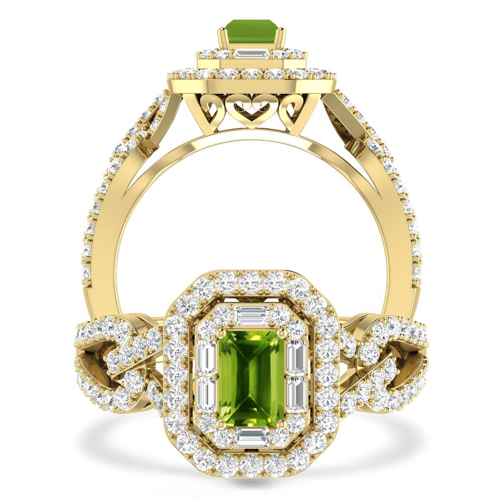 Yellow Gold - Peridot