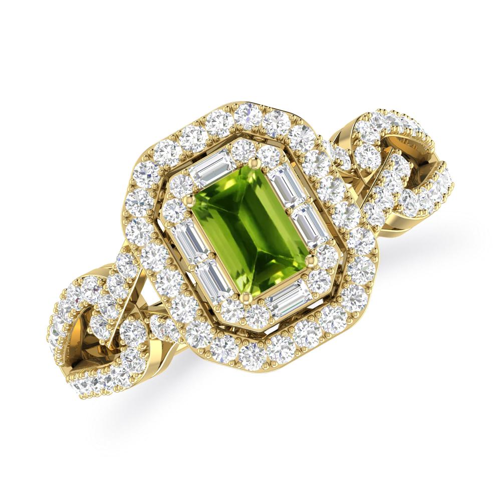 Yellow Gold - Peridot