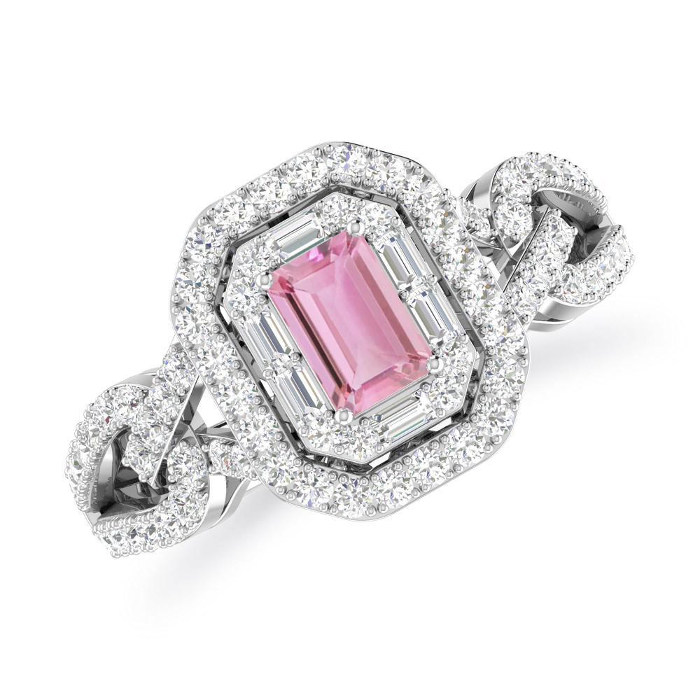 White Gold - Pink Tourmaline