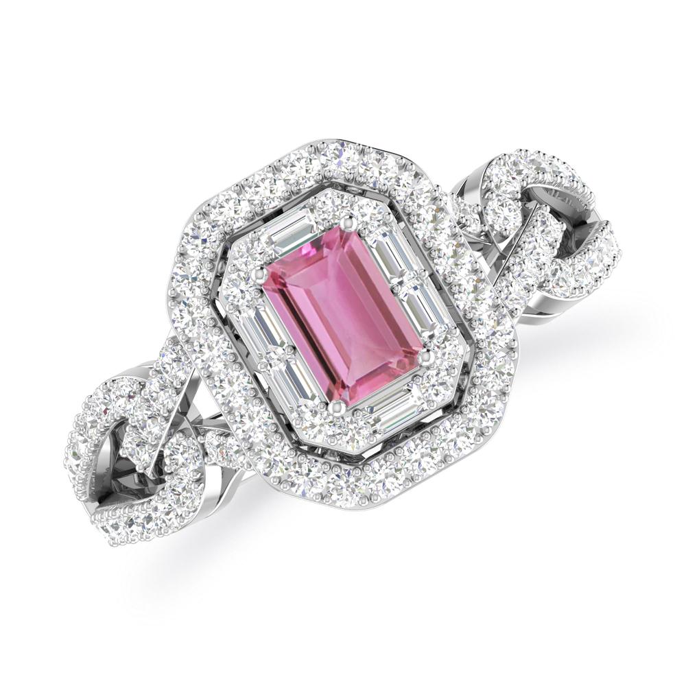 White Gold - Pink Tourmaline