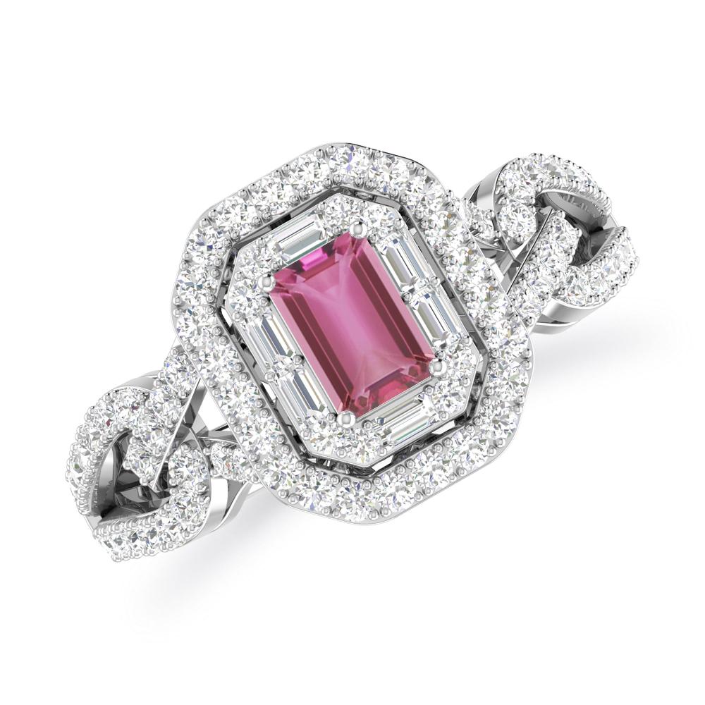 White Gold - Pink Tourmaline