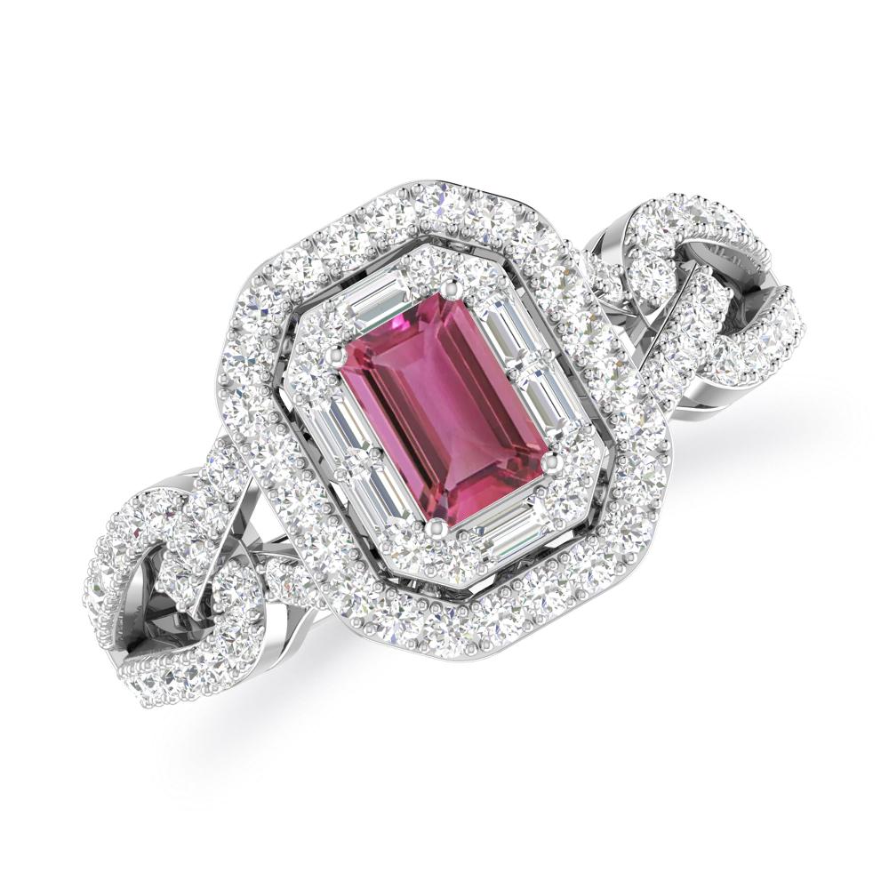 White Gold - Pink Tourmaline