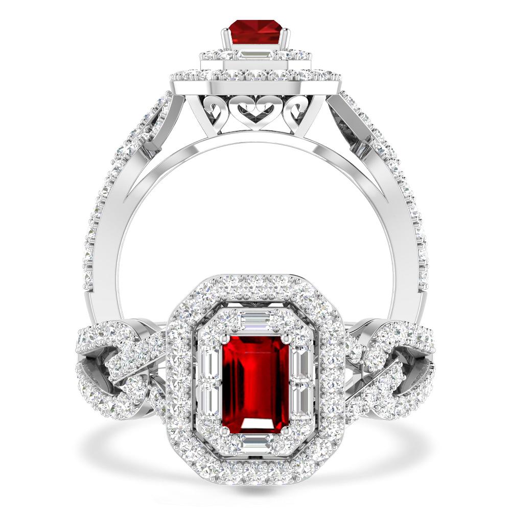 White Gold - Ruby